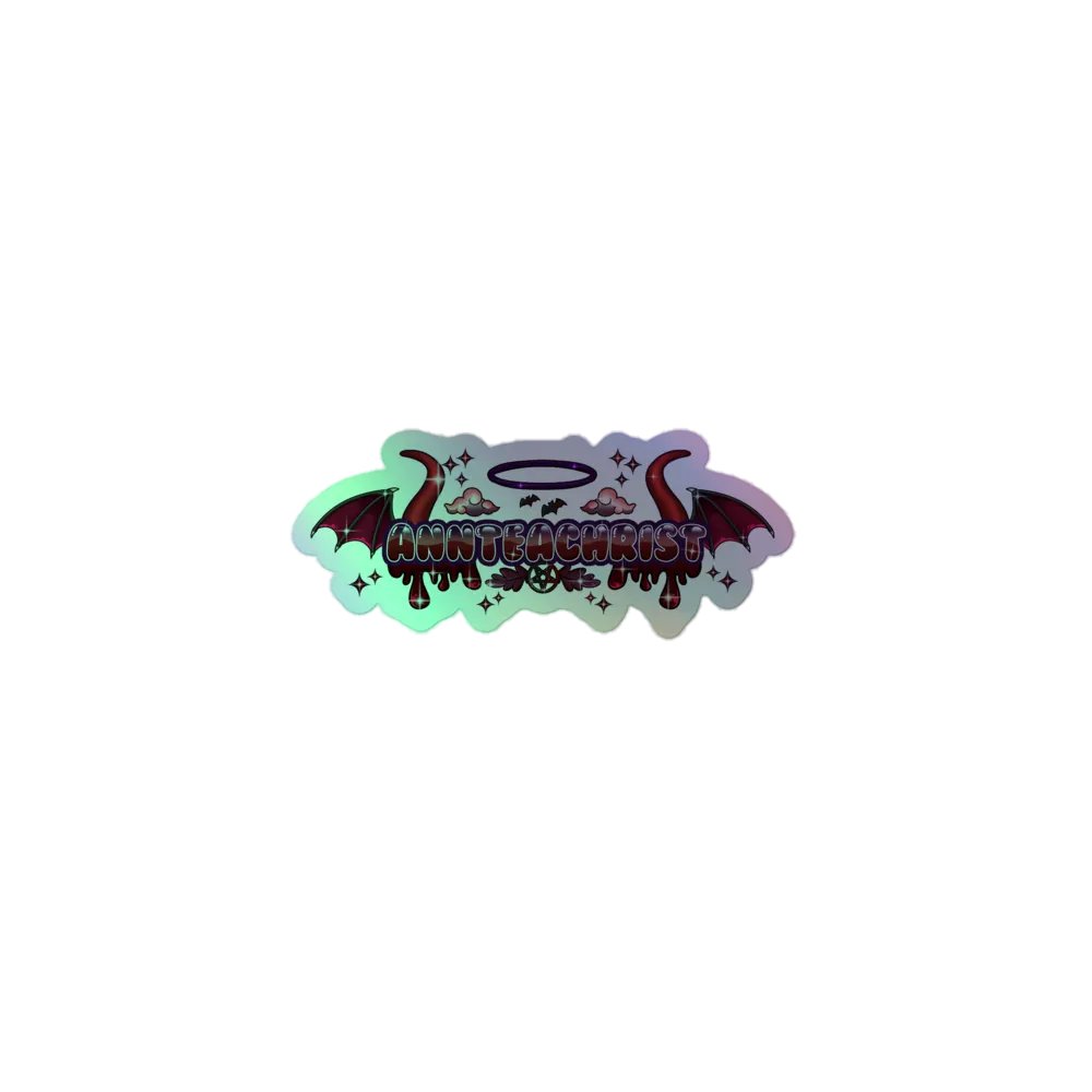 AnnteaChrist Holographic Sticker product image (1)