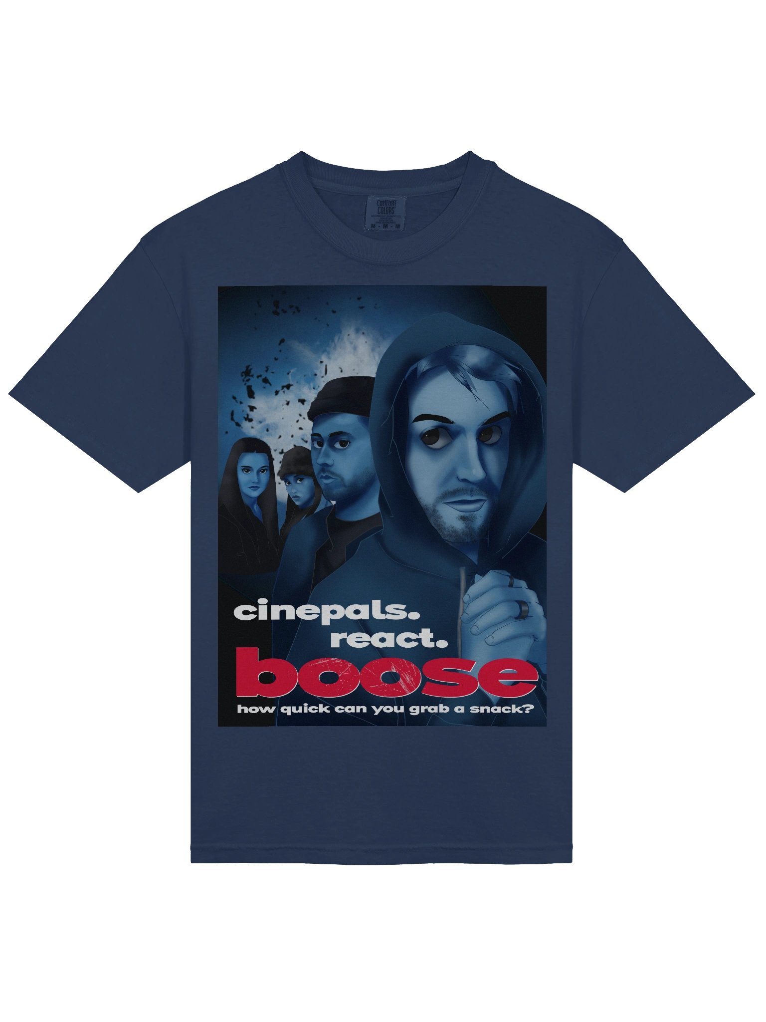 CinePals: "BOOSE" Edition Tee in Navy Blue product image (3)