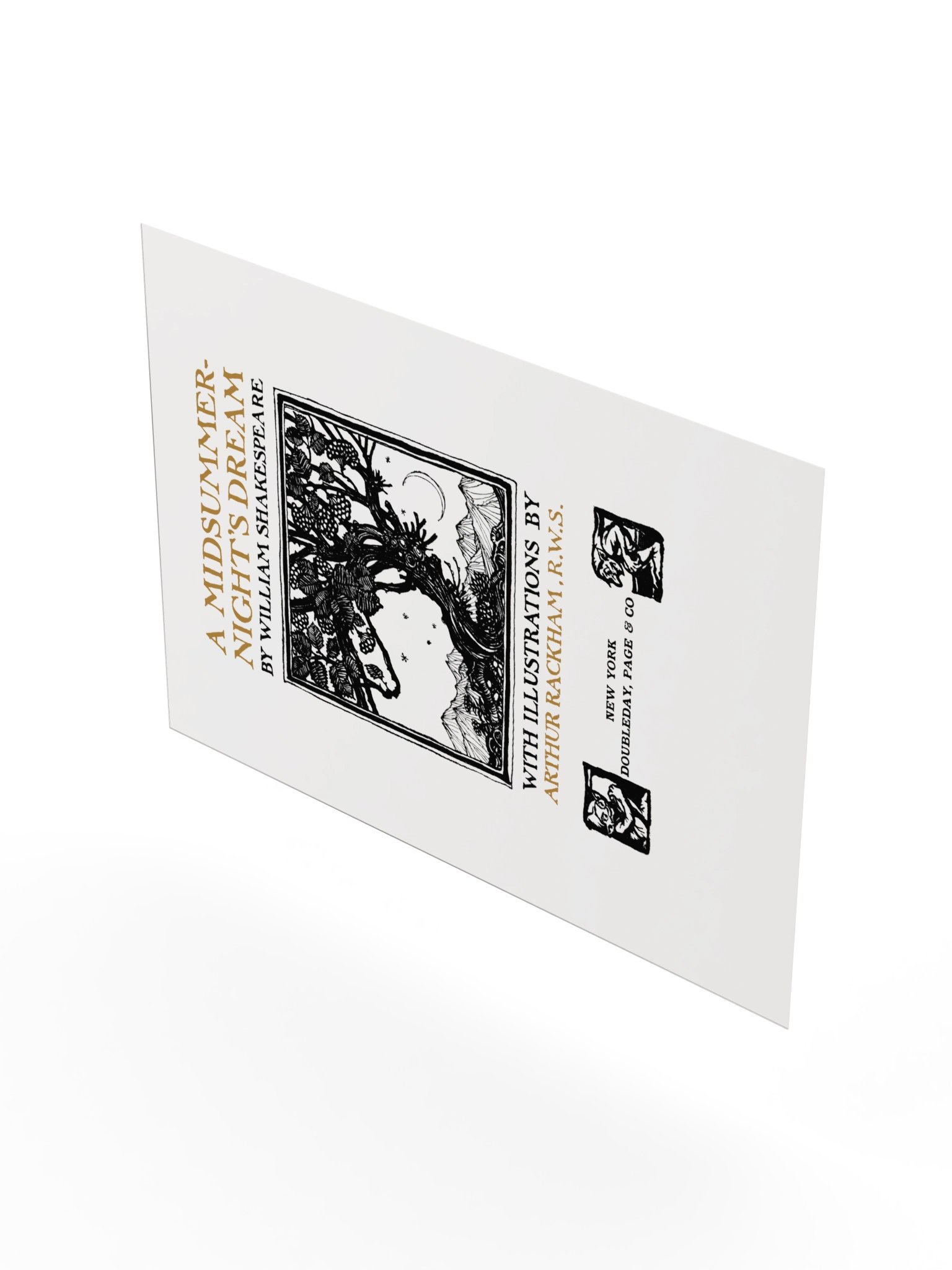 A Midsummer Night's Dream, Title Page – Rackham Poster product image (8)