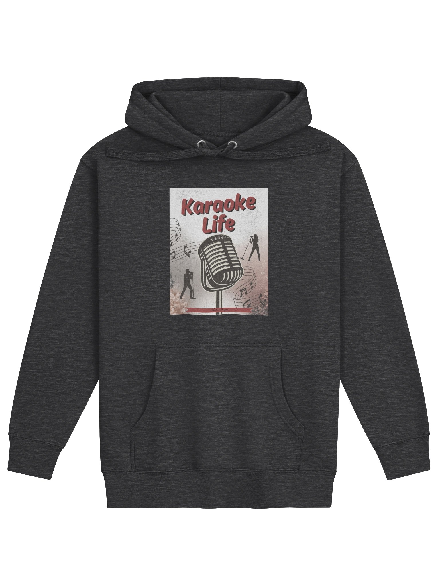 Karaoke Life Vintage Mic Hoodie product image (6)