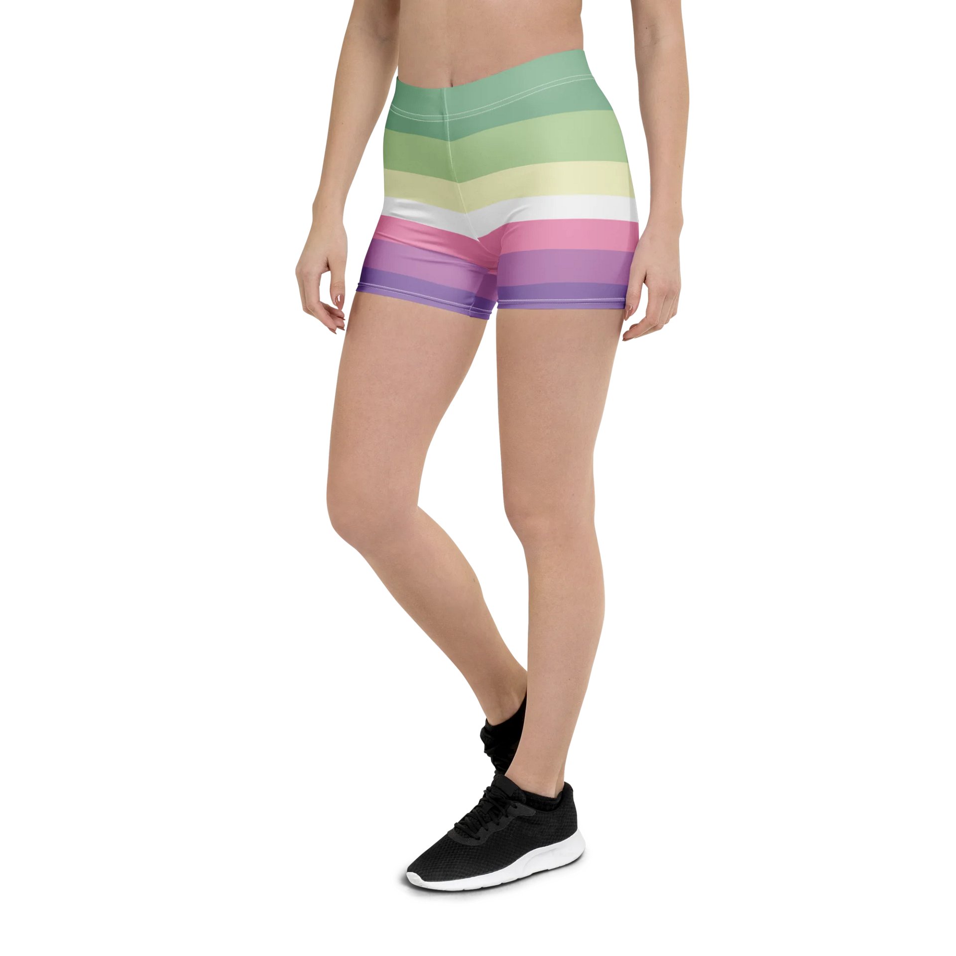 Genderfae Pride Flag Bike Shorts product image (5)
