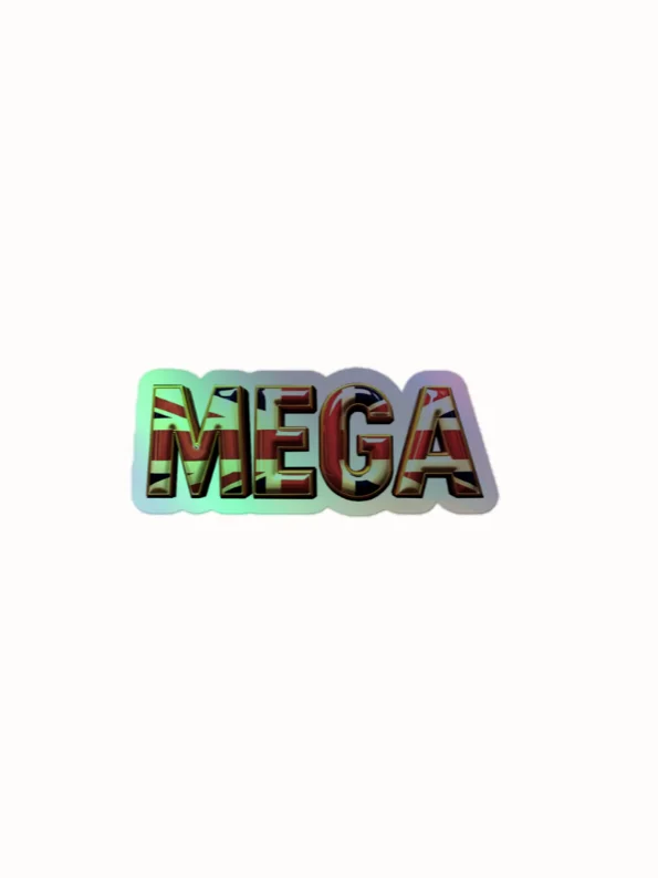 Union Jack 'MEGA' Holographic Sticker Sheet product image (1)