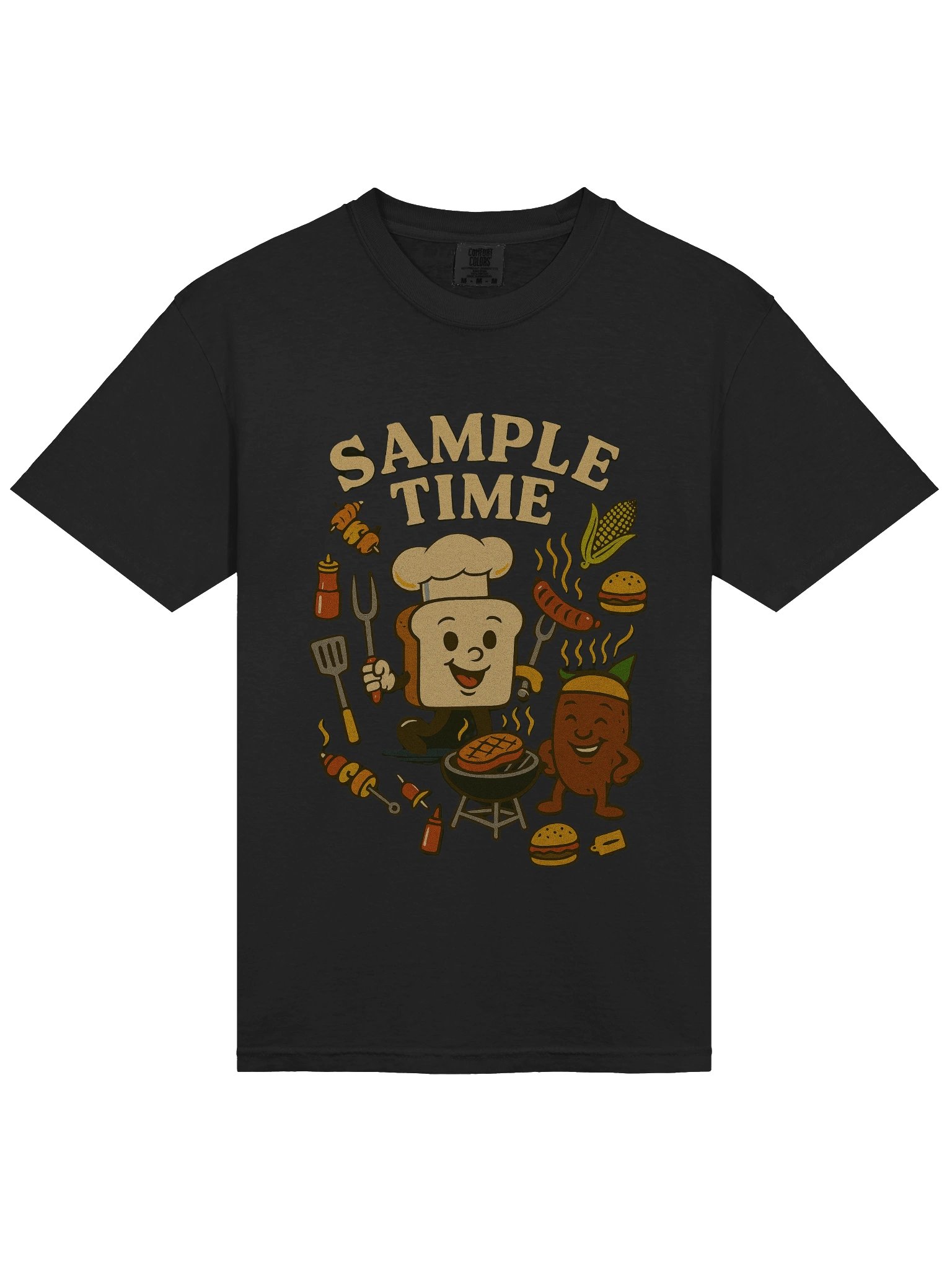 BBQ Bonanza Cartoon T-Shirt product image (27)