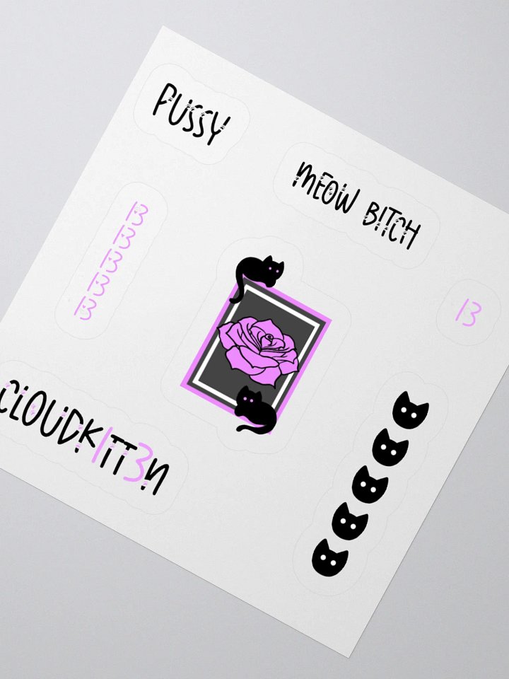 Kitten Sticker Sheet product image (2)