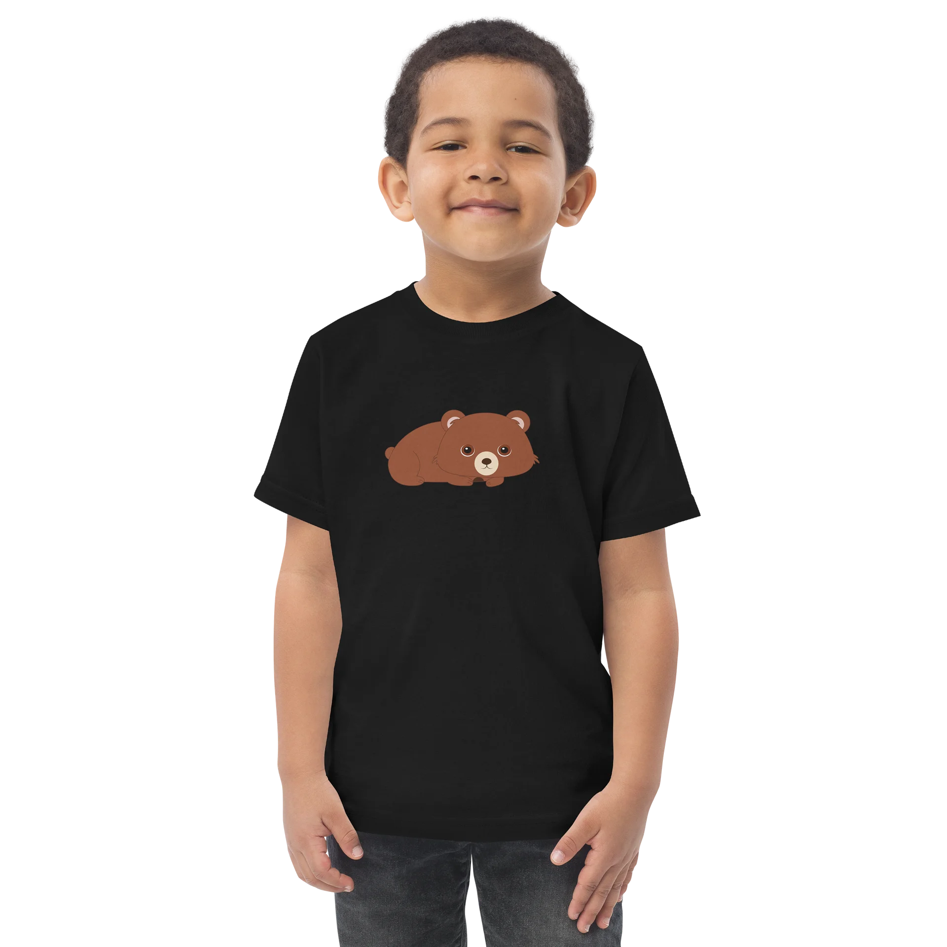 Woodland Animals Bear Toddler Jersey T-Shirt product image (1)