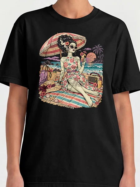 Bride’s Beach Day — Monster Off Duty Tee product image (2)