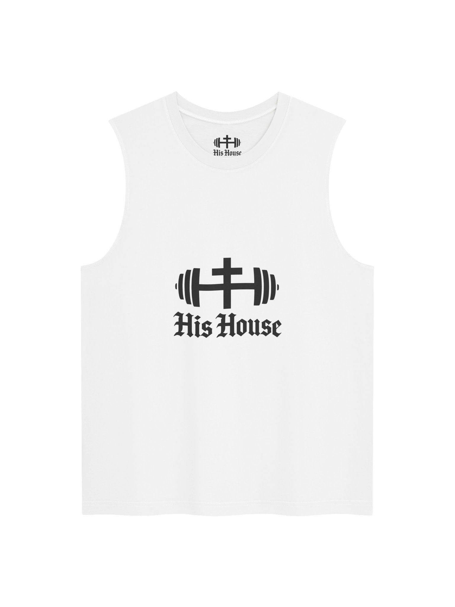 His House Muscle Tank - White product image (1)