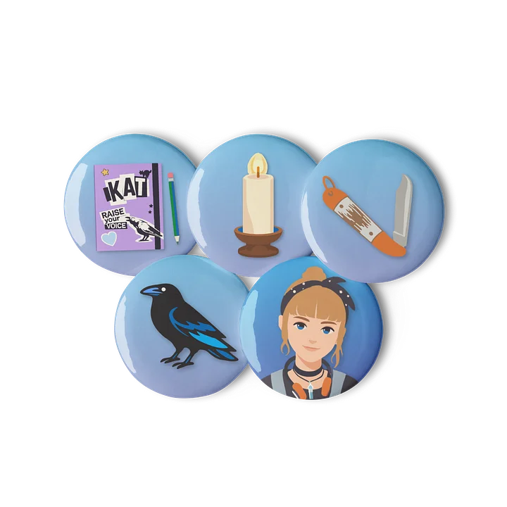 Kat Mikaelsen - Character Button Set product image (1)