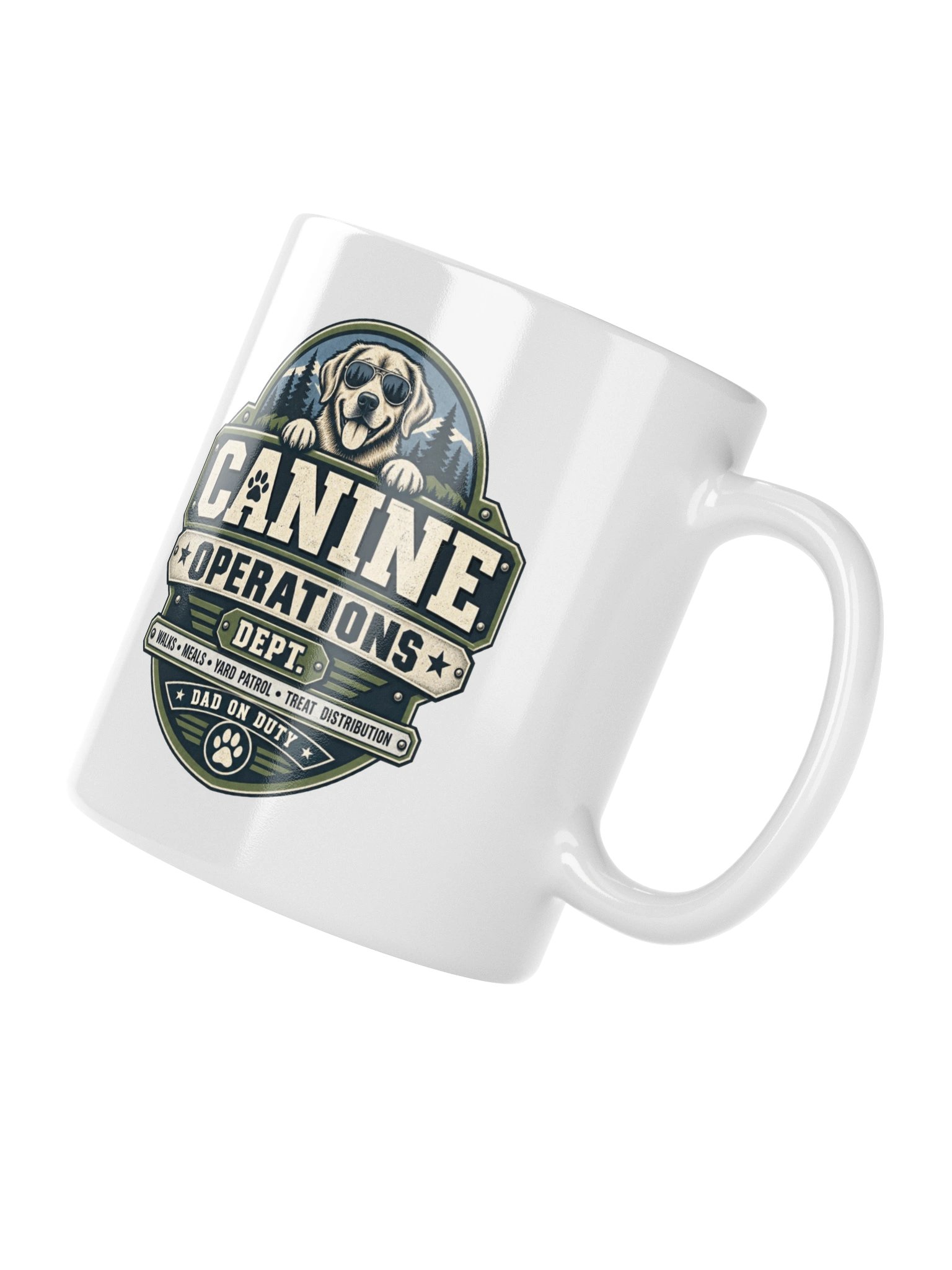 Canine Operations Dept. Mug | Funny Dog Dad Coffee Mug product image (11)