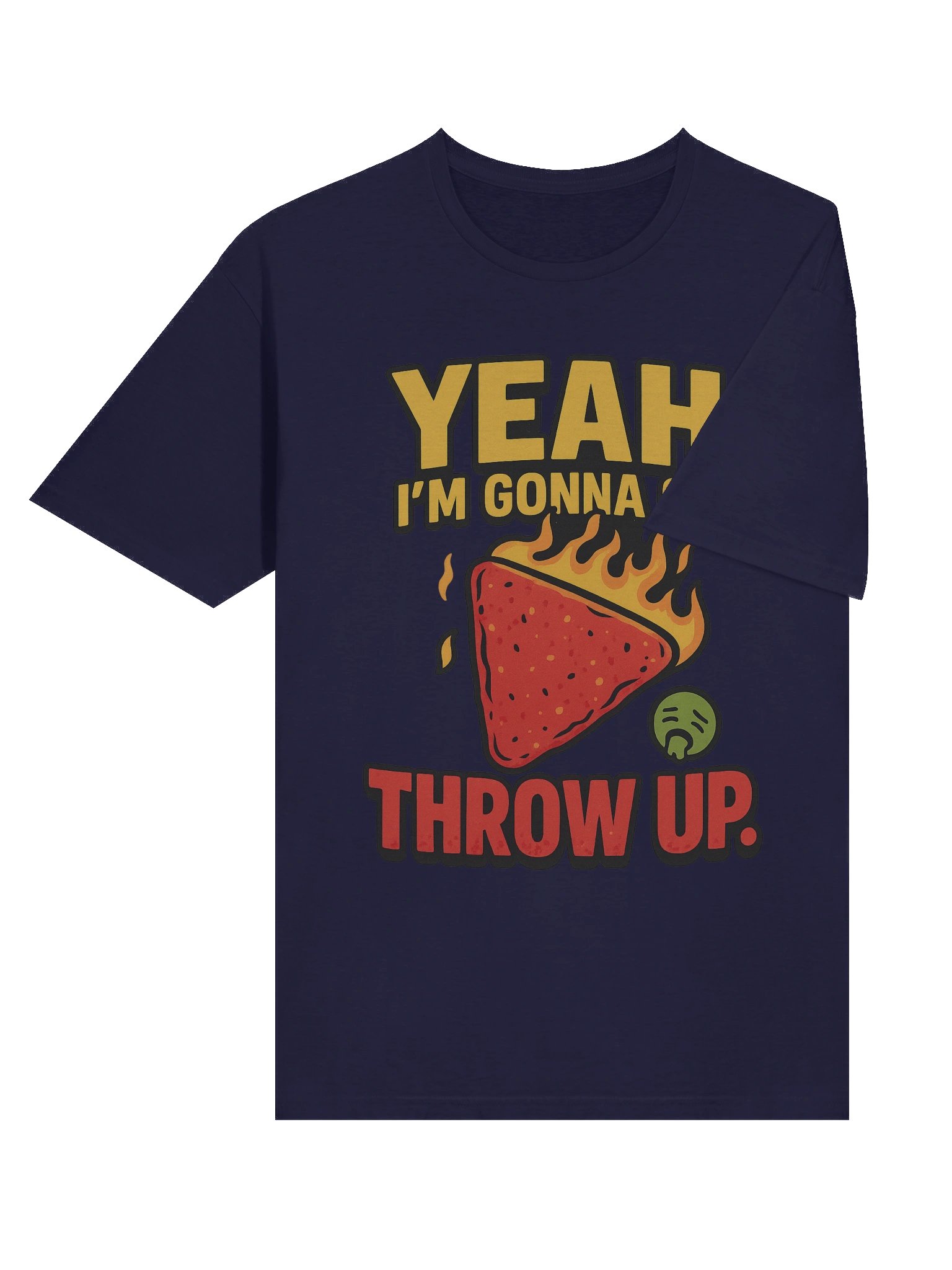 One Chip Challenge Funny T-Shirt | “Yeah, I’m Gonna Go Throw Up” Spicy Food Meme Tee product image (6)