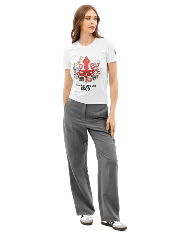 KSQD “Sounds of Santa Cruz” Premium Stretch Tee product image (2)