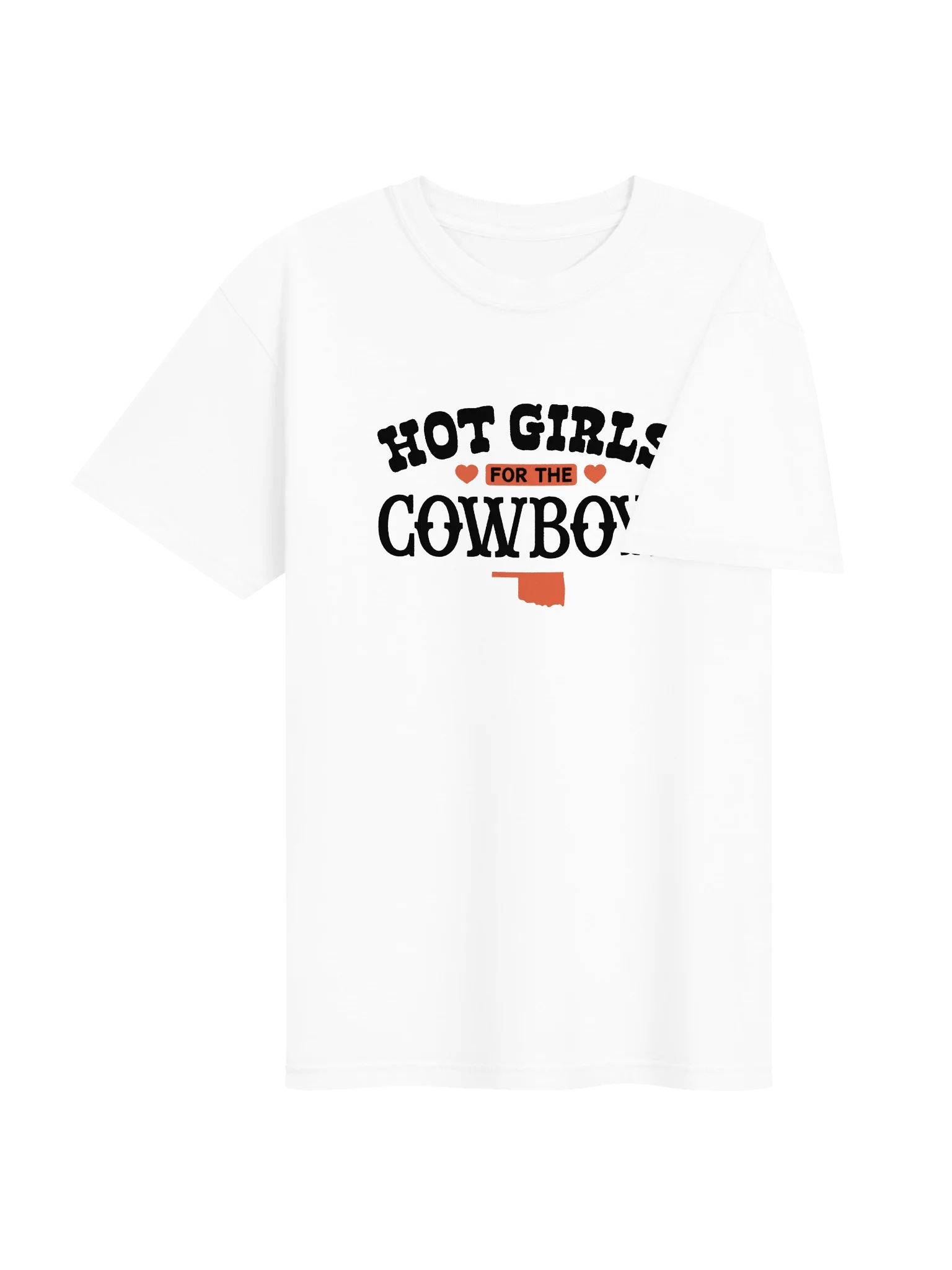 Hot Girls for the Cowboys Tee White product image (4)
