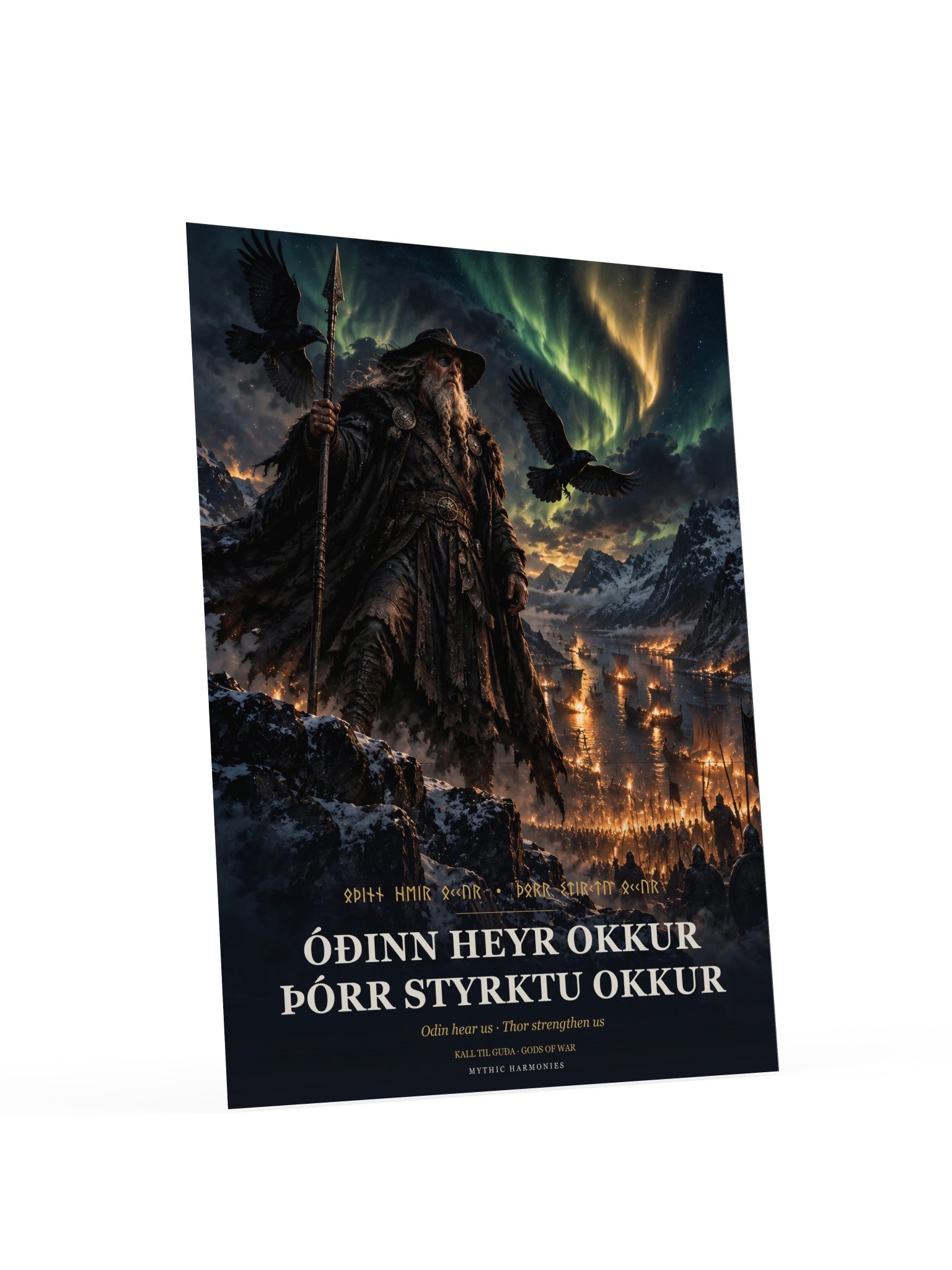 Óðinn heyr okkur — Gods of War Art Poster product image (8)