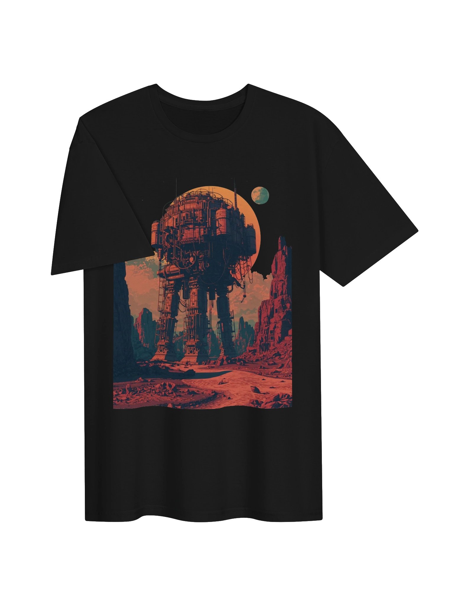 Retro-Futurist Desert Giant T-Shirt product image (6)