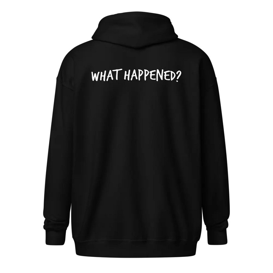 What Happened zip hoodie product image (1)