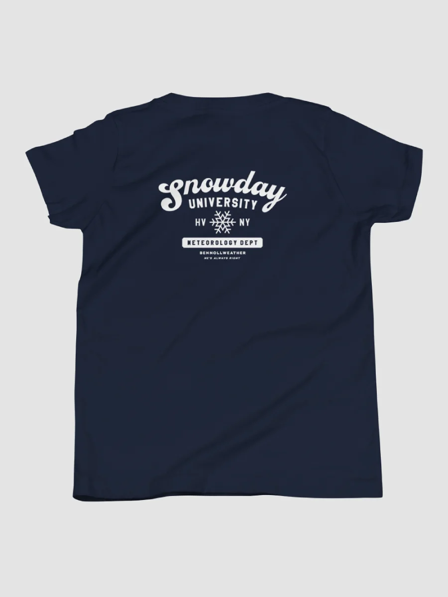 Youth Snowday Unversity t-shirt product image (2)