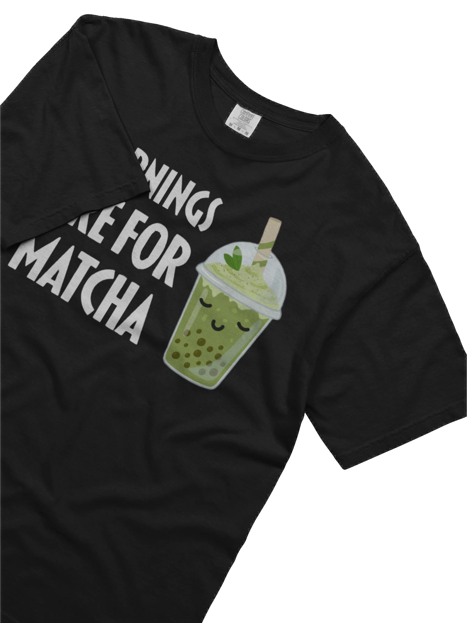 Matcha Bubble Tea Bliss Cartoon T-Shirt product image (60)
