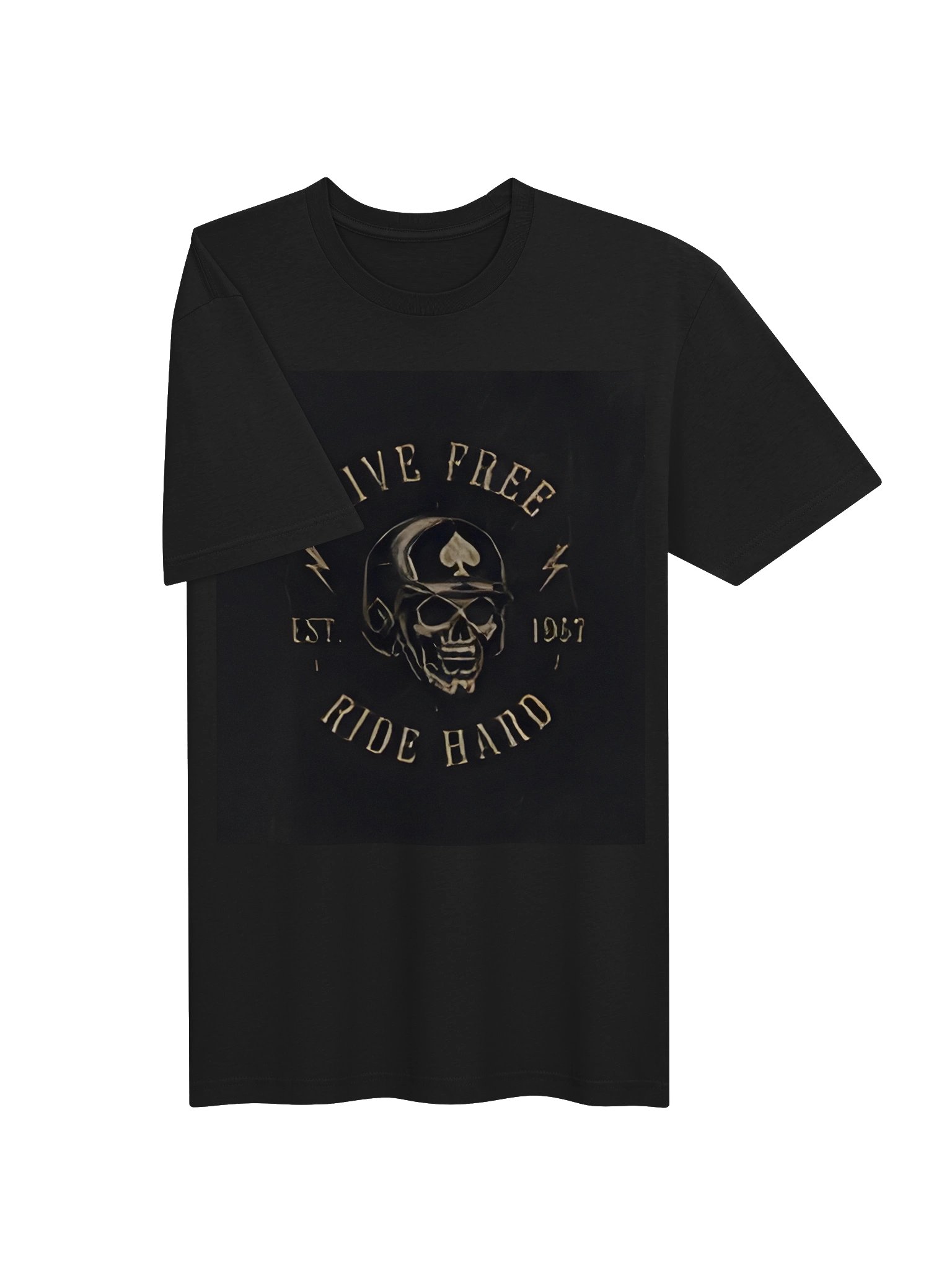 Gold Spade Hooded Skull Tee product image (3)