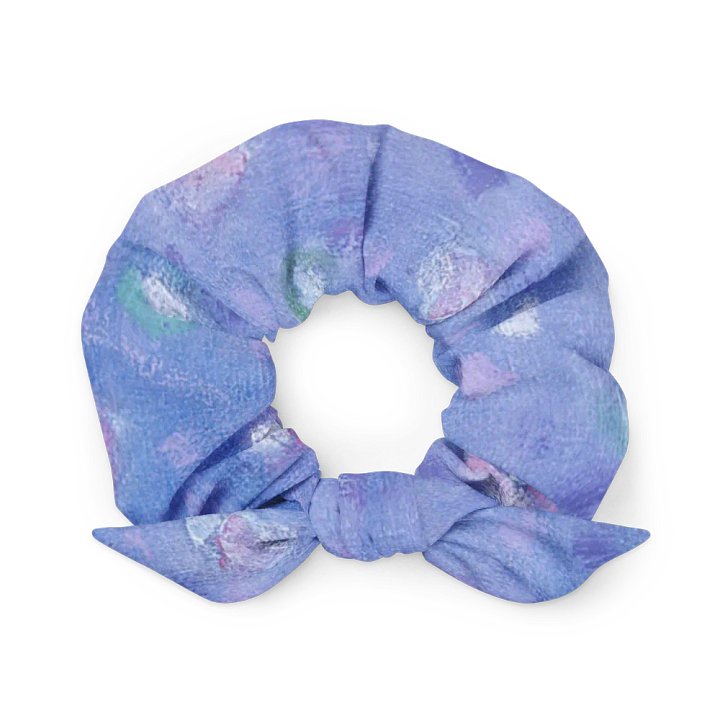 Frieseke Flowers Fine Art Scrunchie with Bow product image (1)