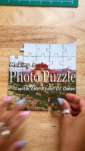 Can the xTool O1 Omni handle basswood? I had to find out! 👀

I turned a photo from my Sedona trip 🌄 into this 6×6-inch puzzle...
