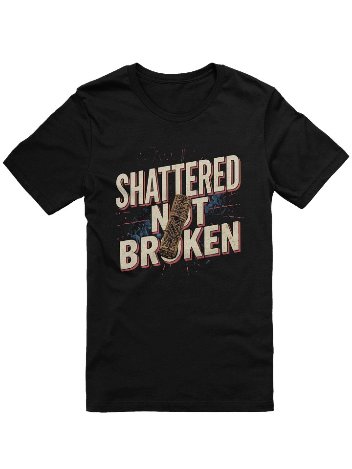 Shattered Not Broken Resilience Graphic Tee product image (1)