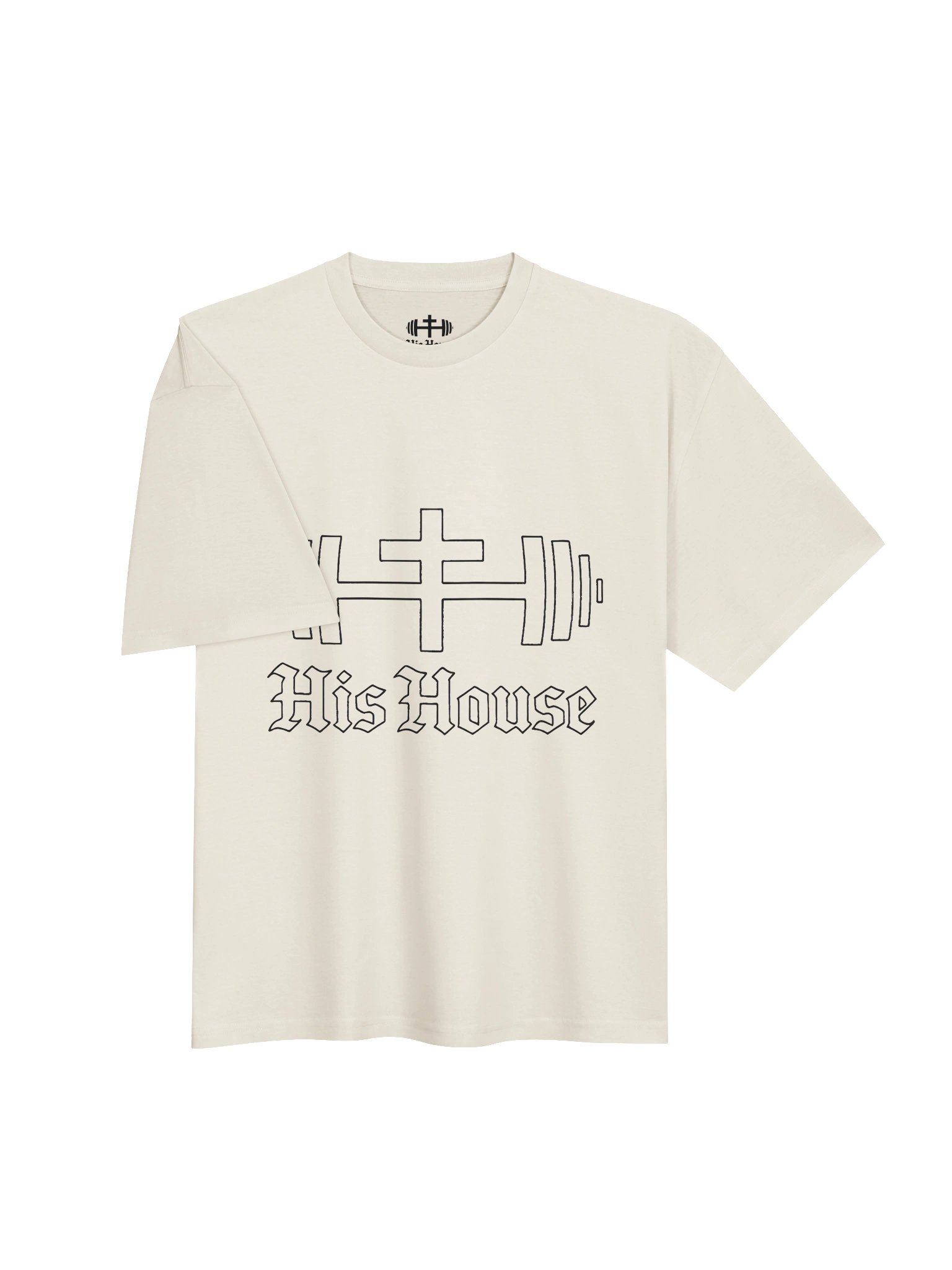 His House Mens Middleweight Oversized T-shirt product image (3)