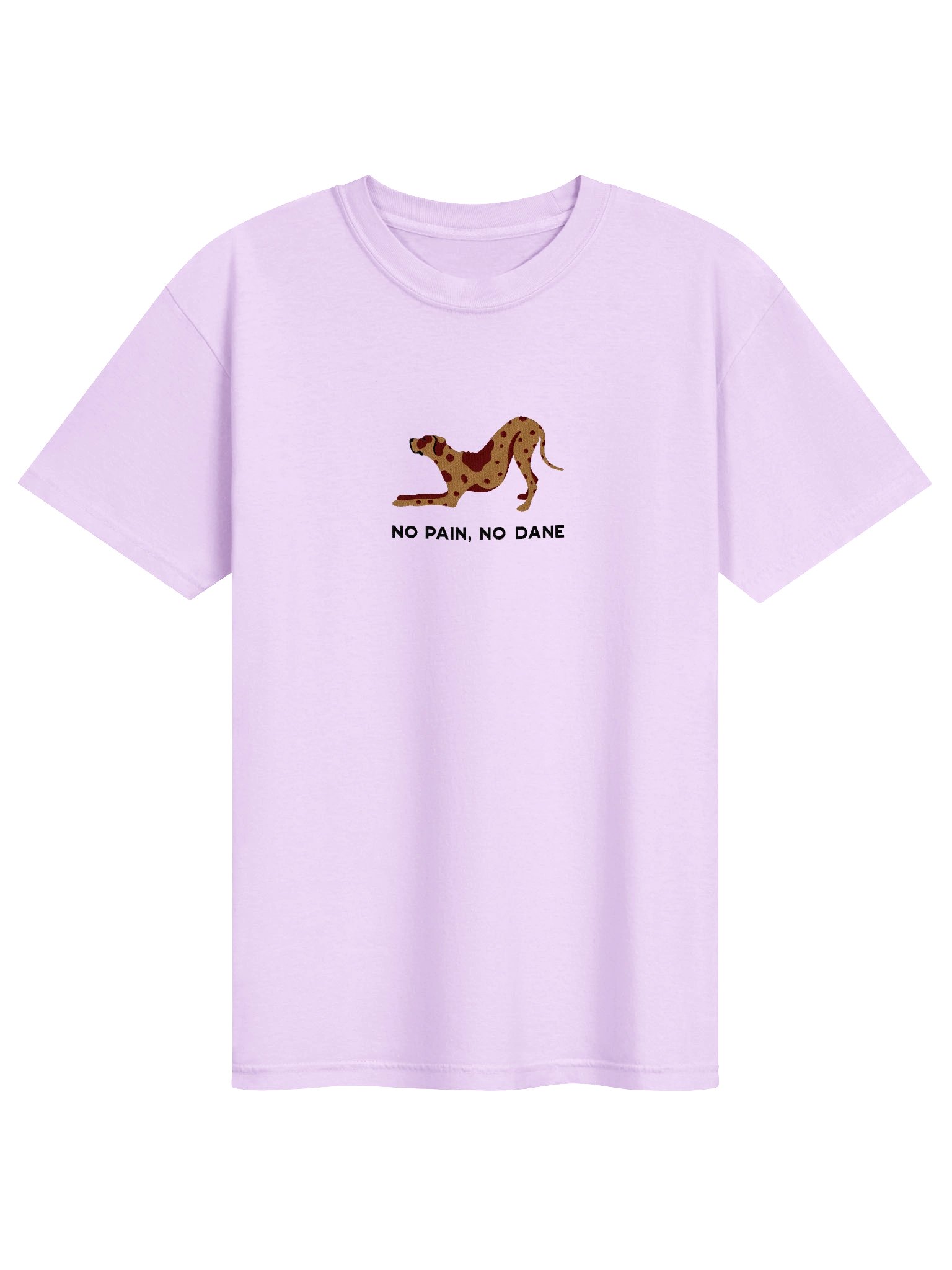 No Pain, No Dane T-Shirt(Embroidered) of a Great Dane(Chocolate Merle) product image (4)