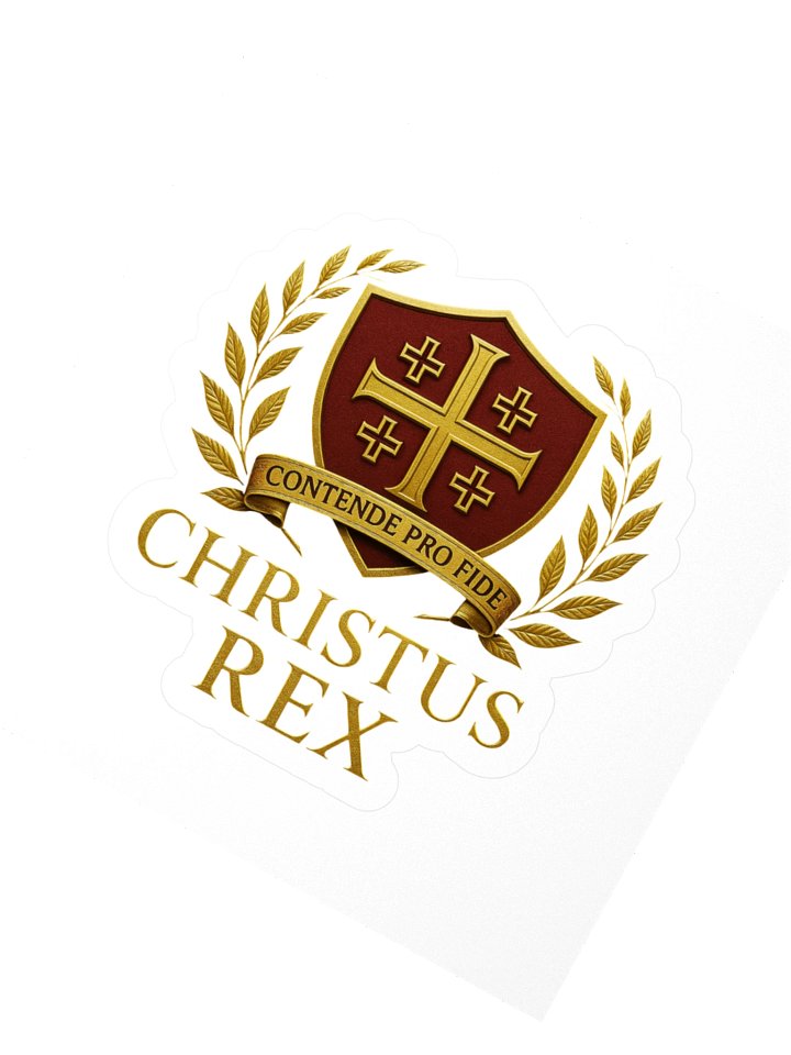 Christus Rex Shield Sticker product image (4)