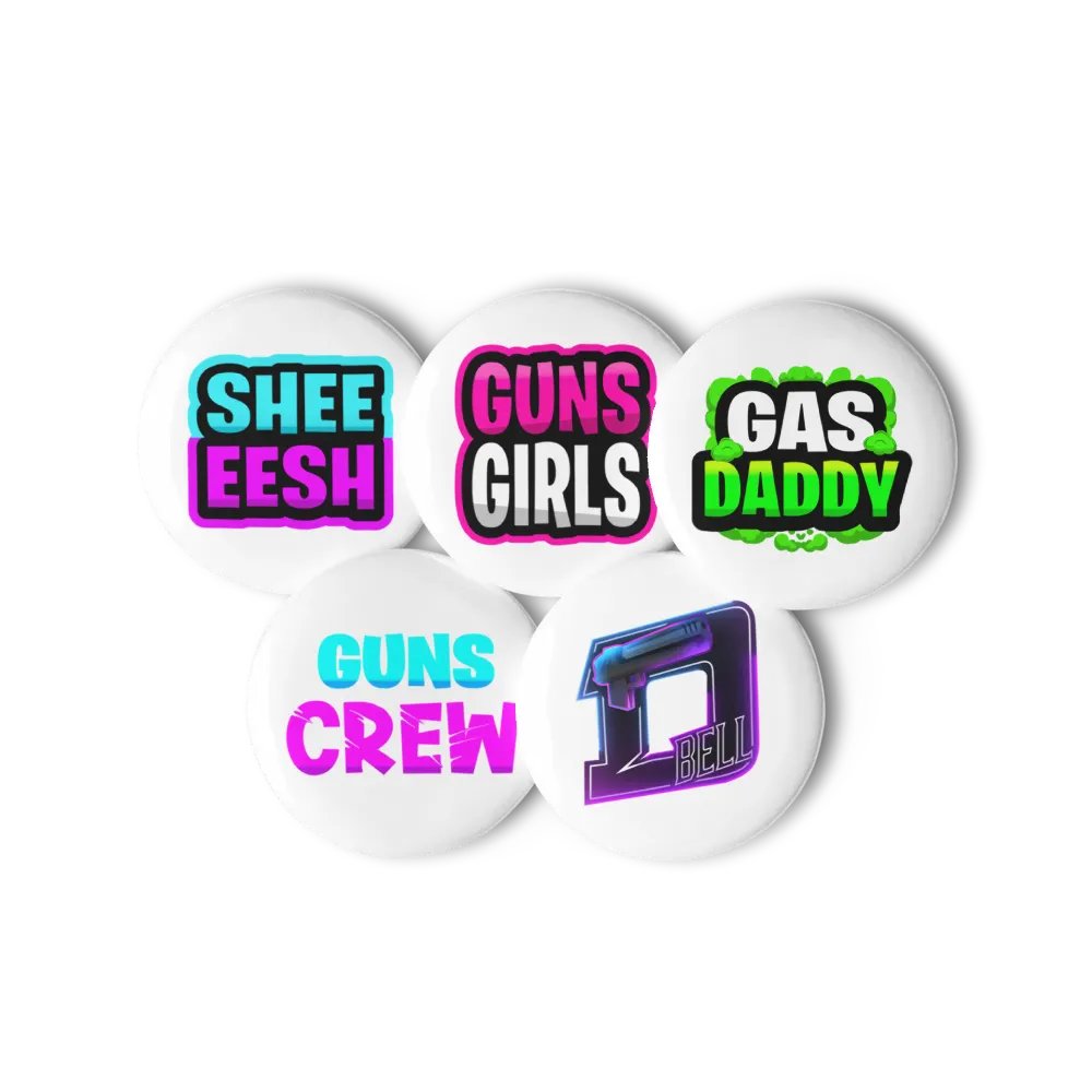 GunsCrew Assorted Button Pins product image (11)