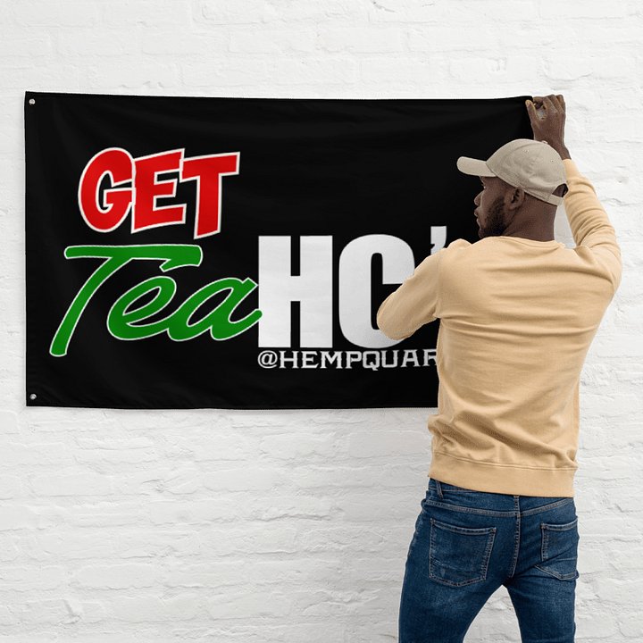 Get Tea HC'd Wall Flag product image (1)