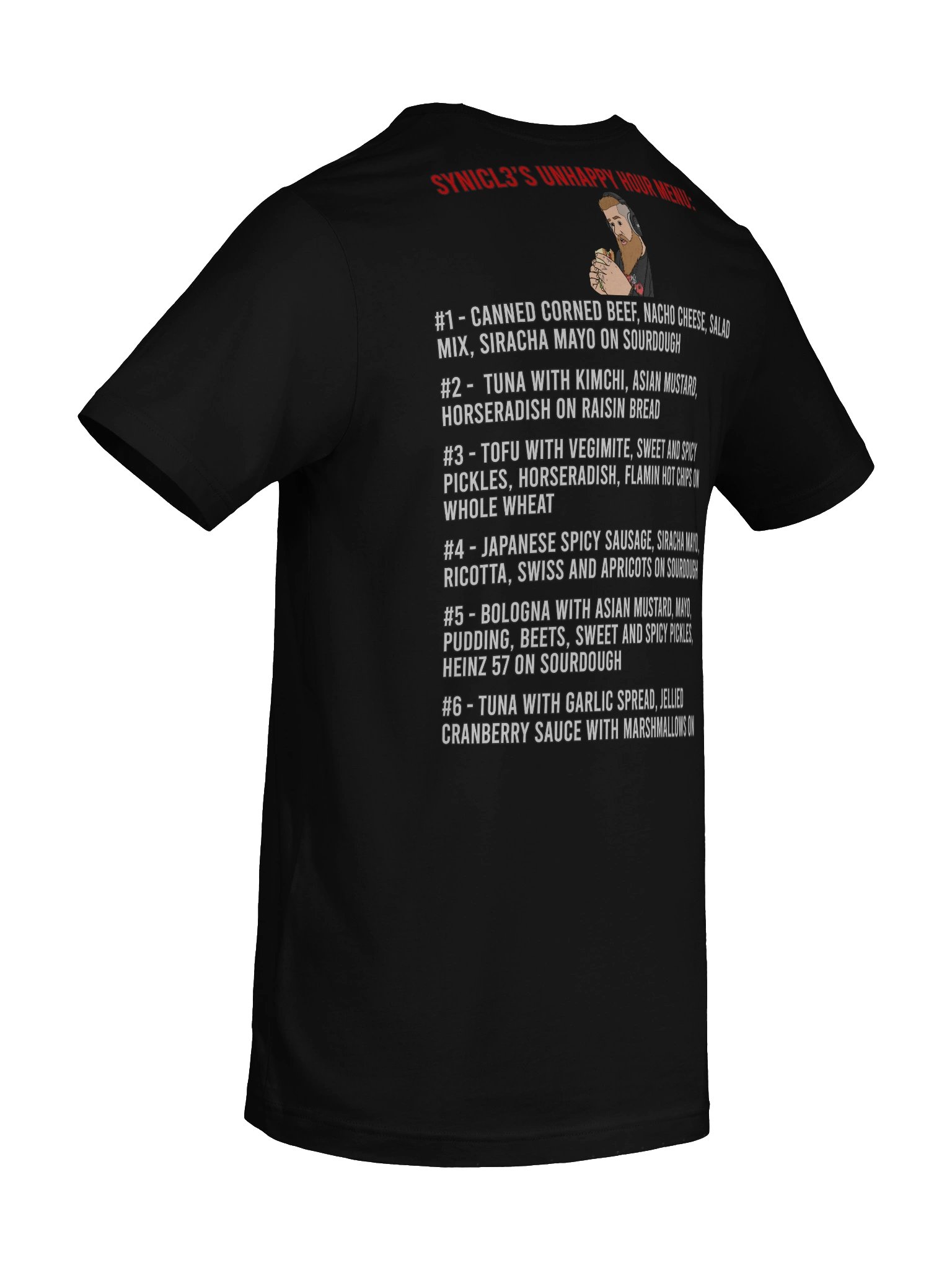 Dec 2025 Subathon - Menu Tee product image (84)