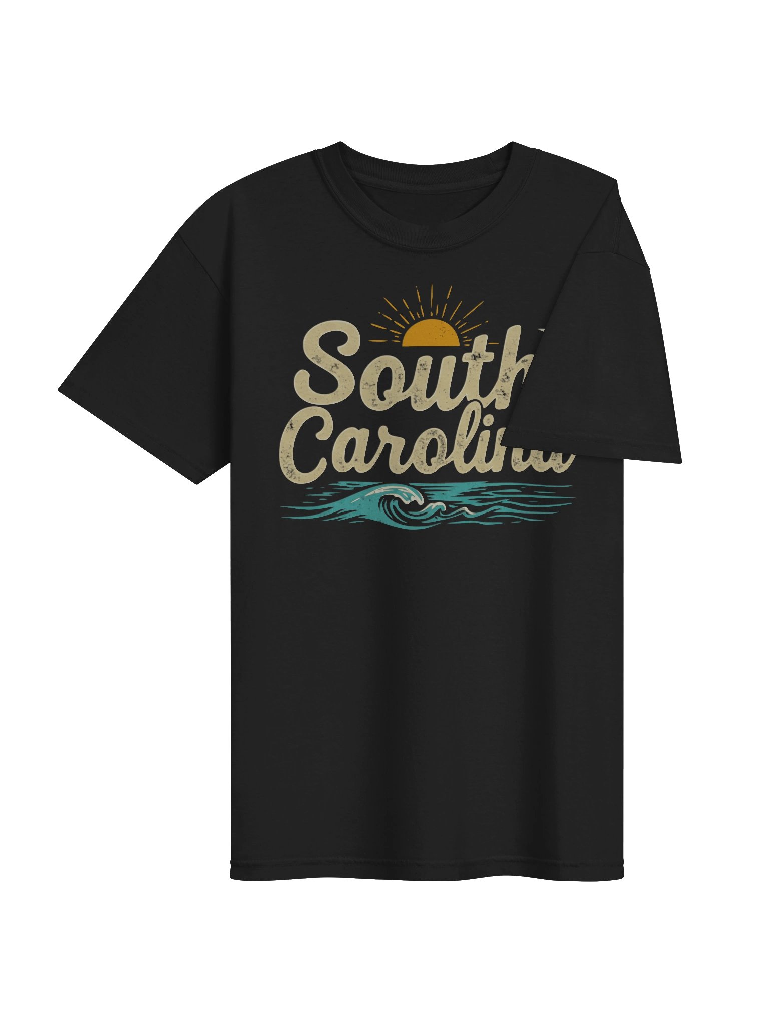 South Carolina Beach Wave T-Shirt | Vintage Coastal State Pride Tee product image (4)