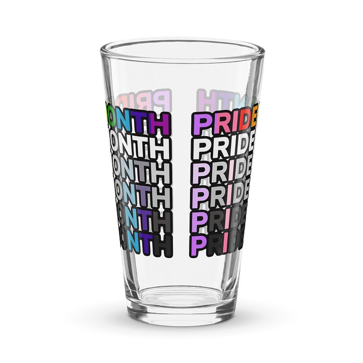 Rainbow PRIDE MONTH Pint Glass product image (2)