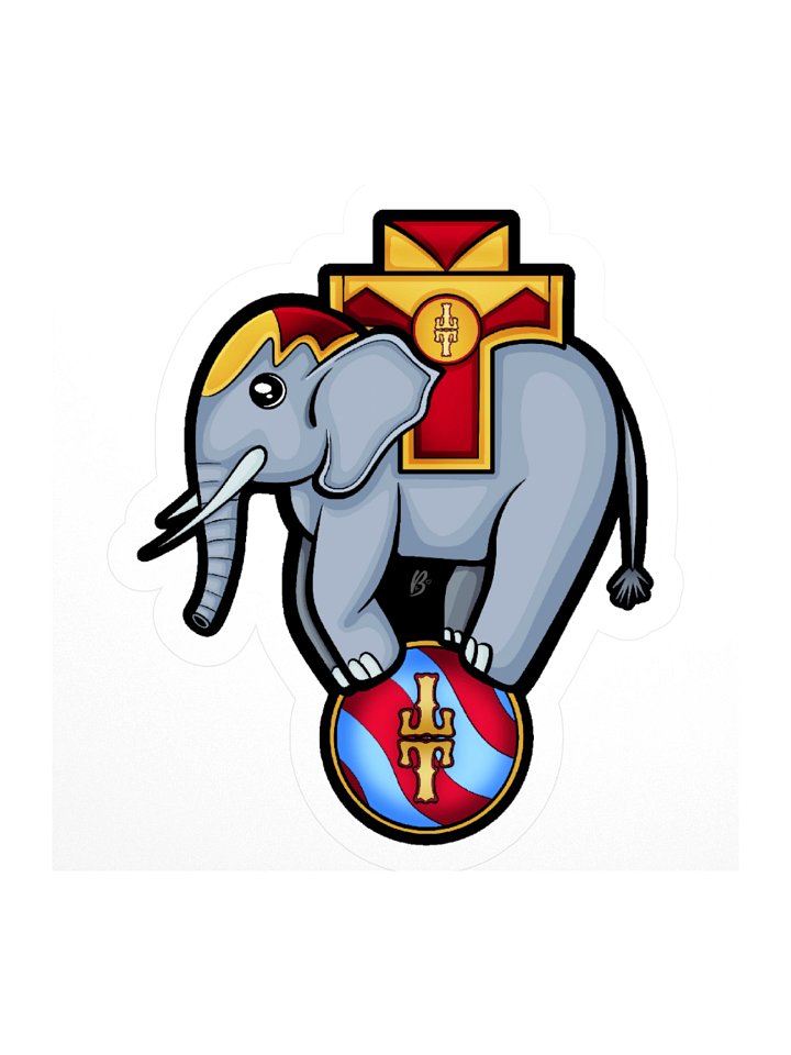 The Circus 🎪 Kiss-Cut Sticker product image (1)