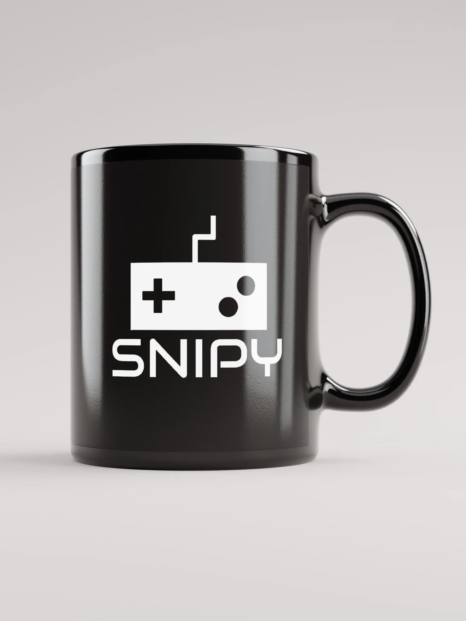SnipyPlays Logo Mug Black product image (1)