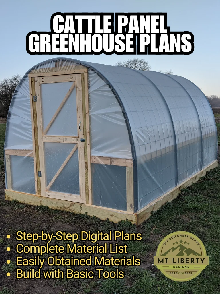 Cattle Panel Hoop House Greenhouse: DIY Build Plans & Construction Guide product image (1)