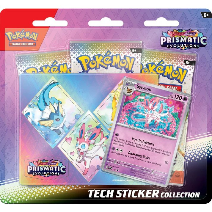 Pokémon TCG: Scarlet & Violet—Prismatic Evolutions Tech Sticker Collection product image (1)