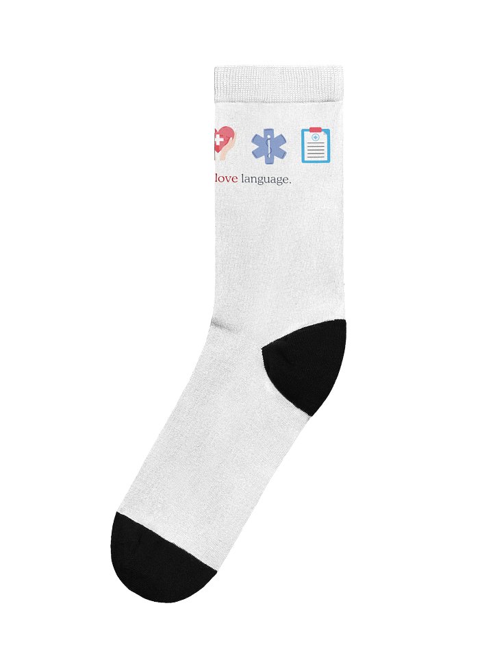 HIPAA Love Language Socks product image (1)