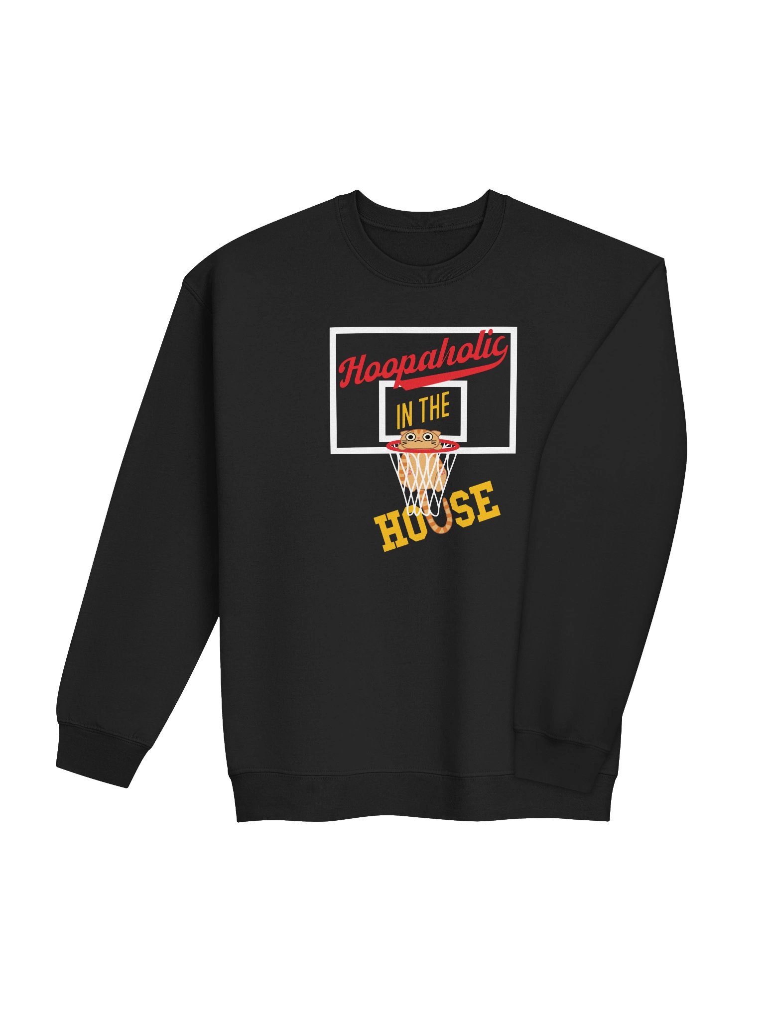 Basketball Cat (Hoopaholic IN THE HOUSE) - Unisex Adult Sweatshirt product image (3)