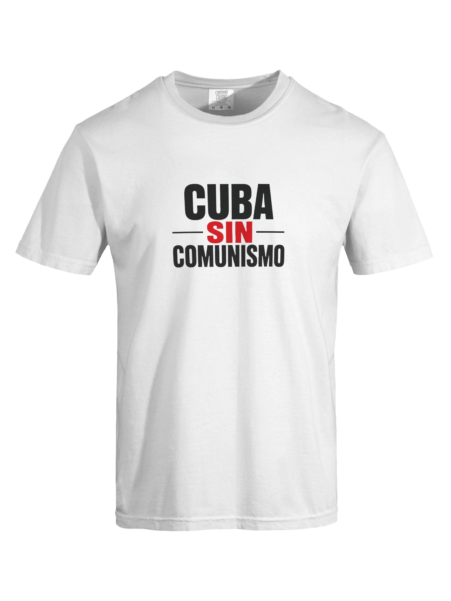 T-Shirt Blanco: Cuba Sin Comunismo product image (5)