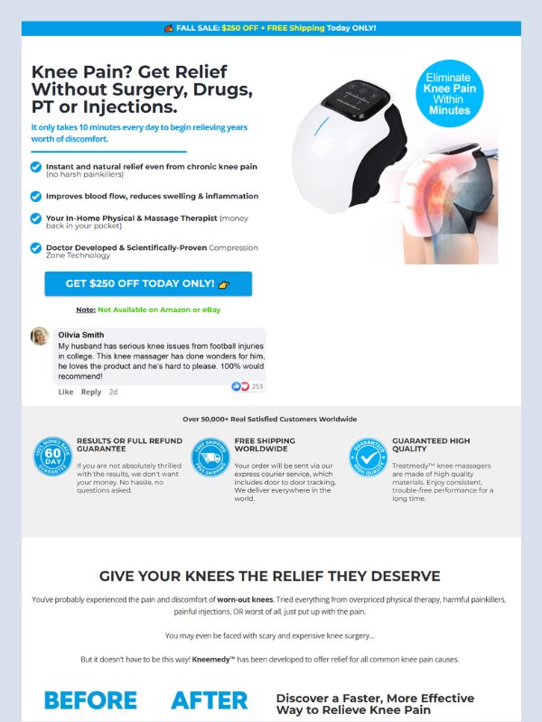 KneeRelief Pro – Pain Therapy Template product image (2)