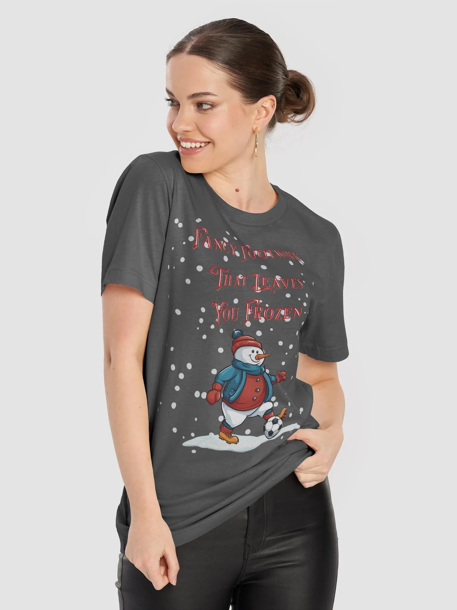 Fancy Footwork That Leaves You Frozen - Soccer Playing Snowman product image (48)