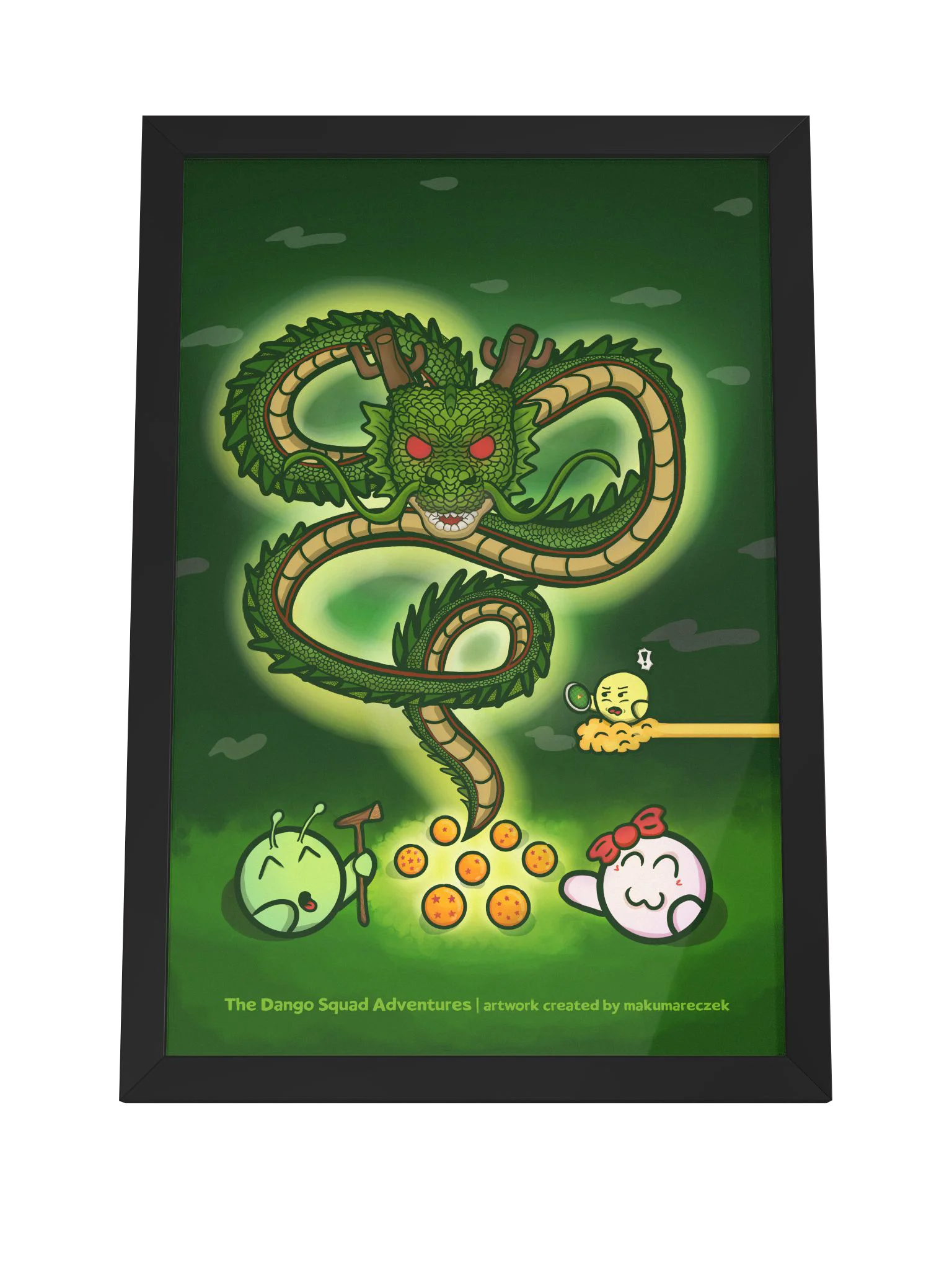 Dango Dragon - Framed Poster product image (4)