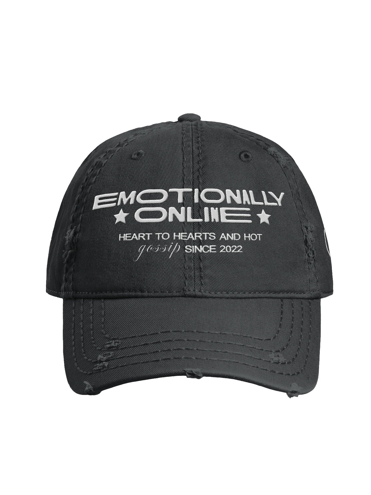 Emotionally Online Distressed Baseball Cap product image (1)