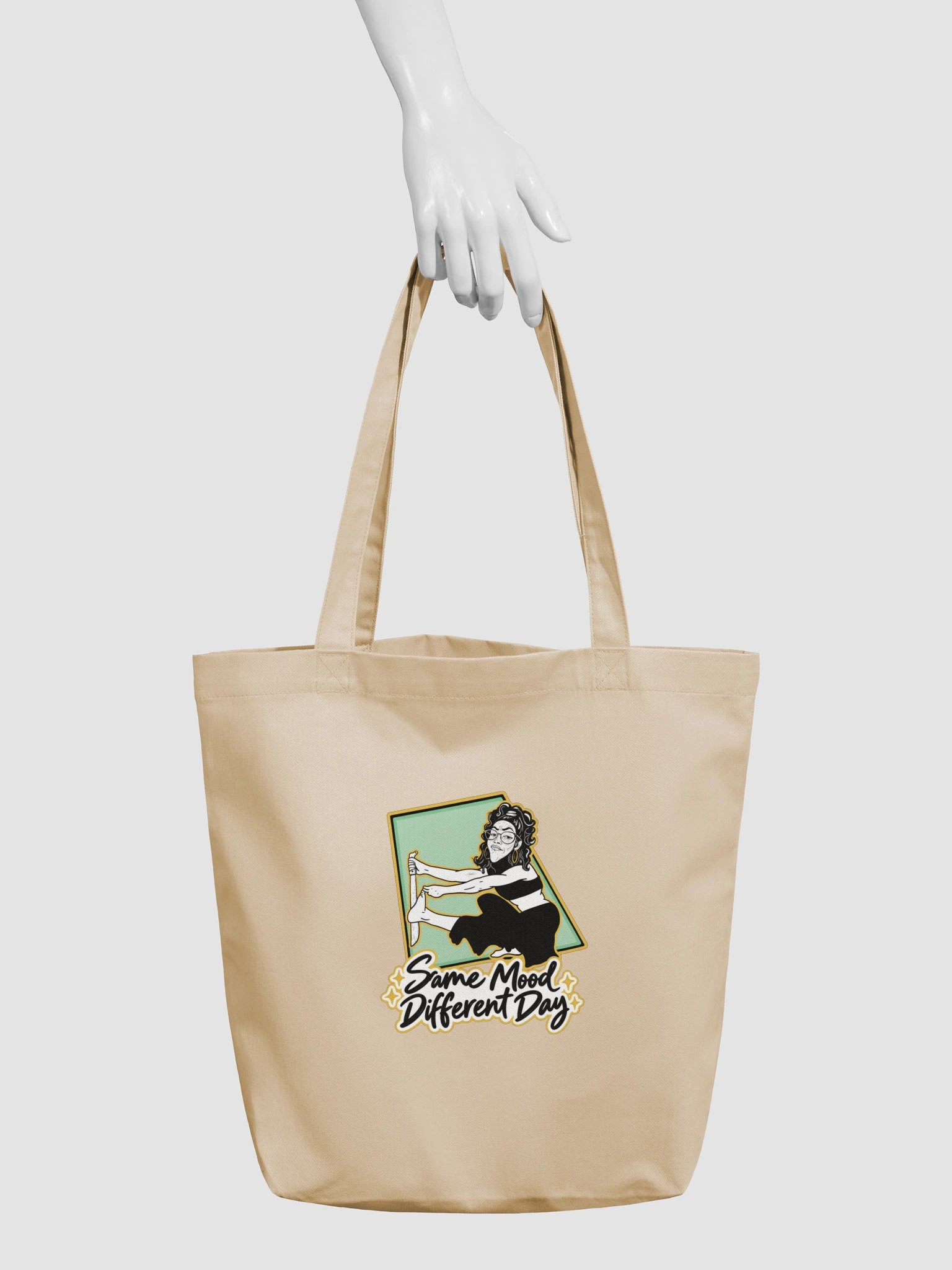 Lyn After Dark — Same Mood, Different Day Organic Tote product image (5)