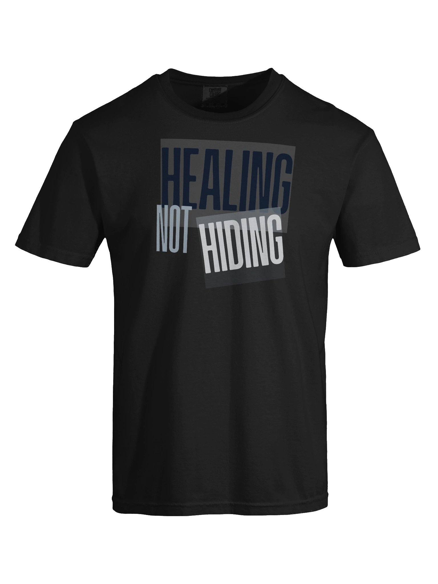Men HEALING NOT HIDING Graphic Tee product image (43)