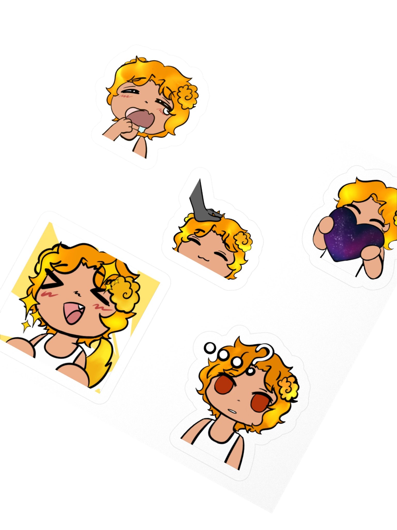 Golden Hour Shy Stickers product image (2)