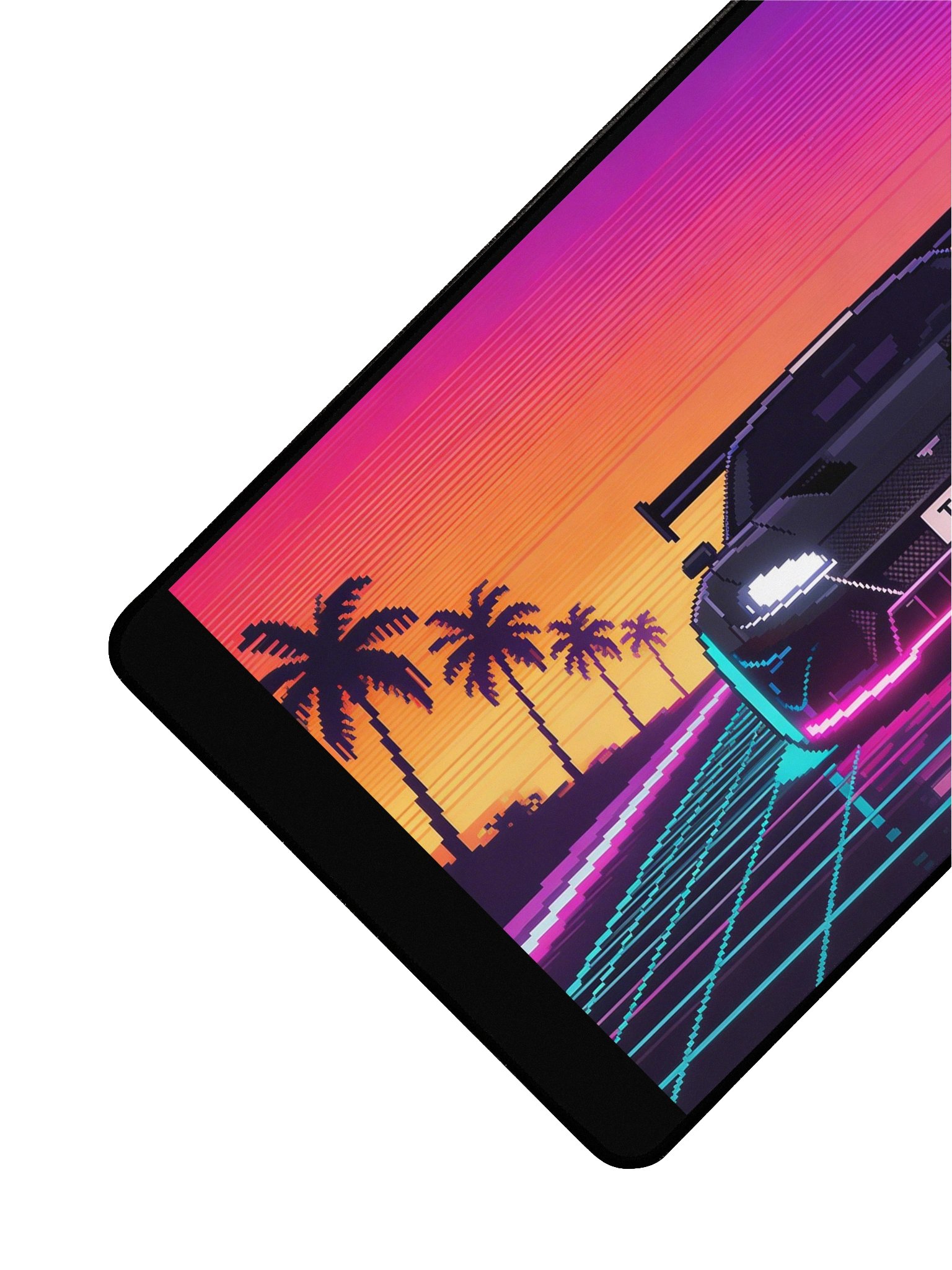 TS-69 Sunset Retro Pixel Art | Desk Mat product image (3)