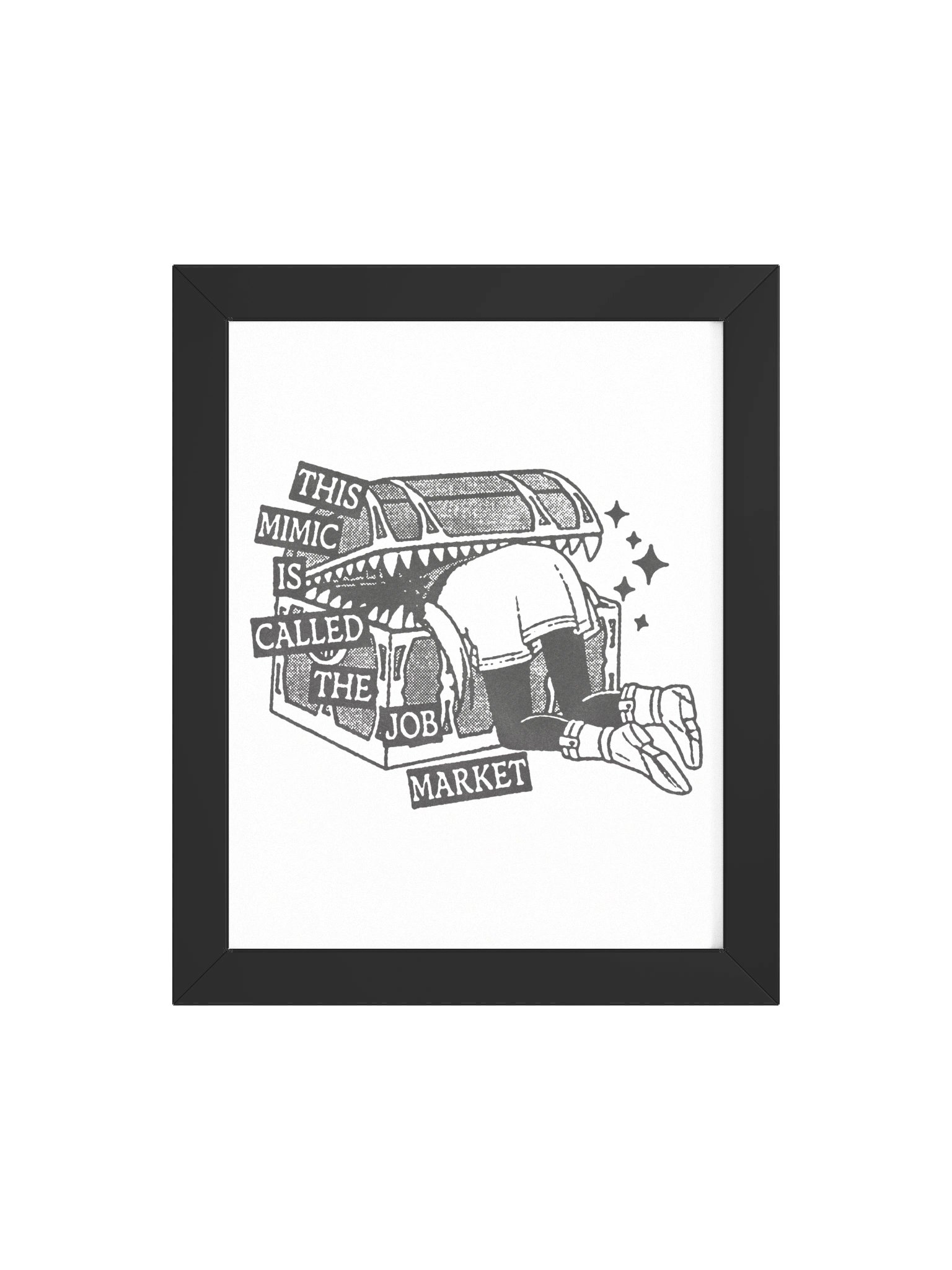 JOB MARKET ! Framed Print. product image (4)