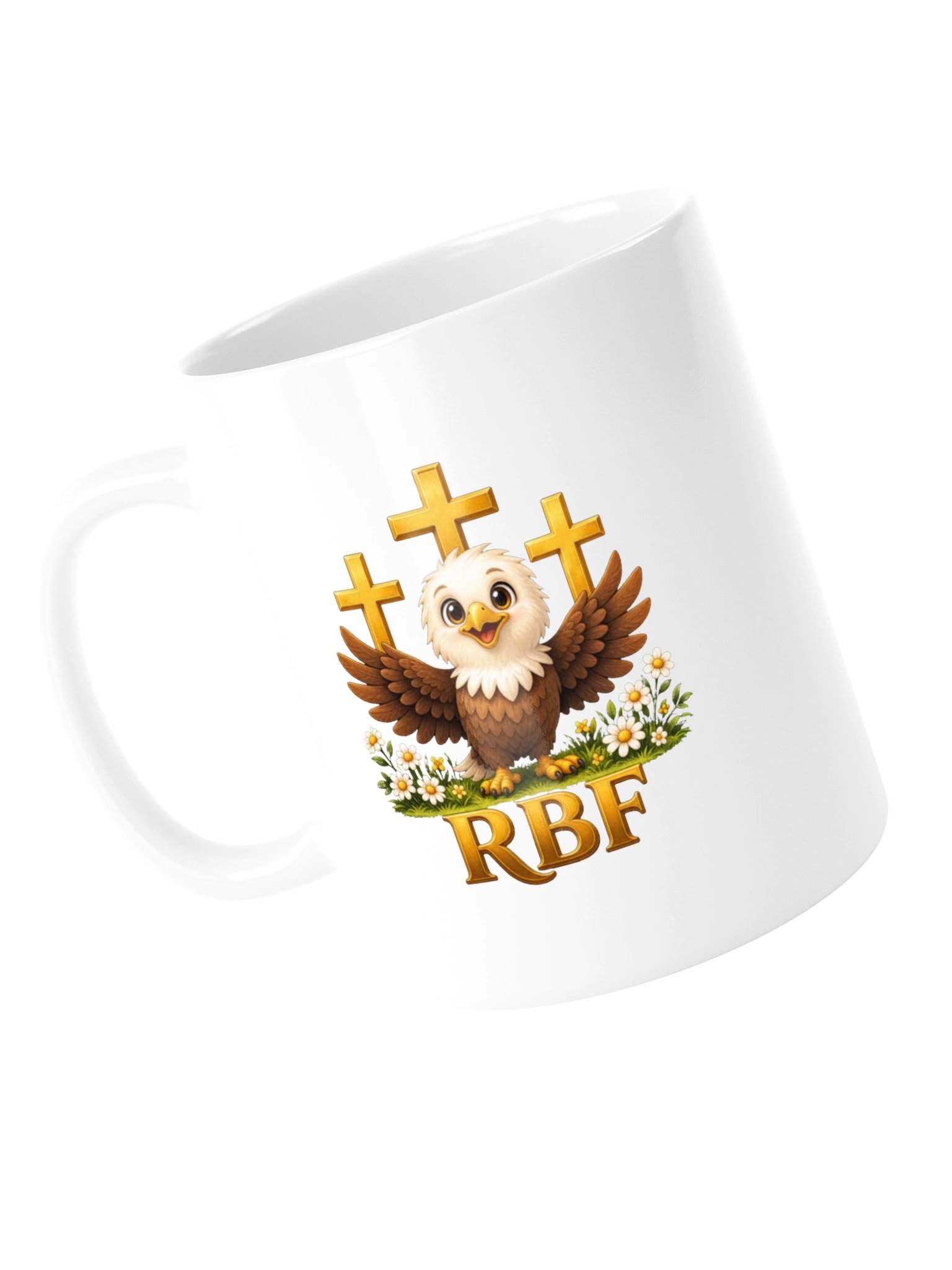 Faith Over Fear — RBF Eagle Mug product image (5)